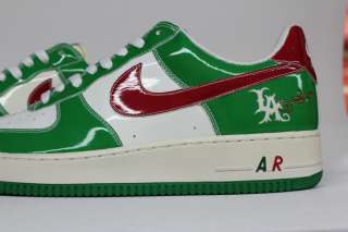Nike Air Force 1 Mr Cartoon LA Mexico Green White Red Mens Size 10 
