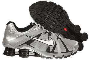 Mens Nike Air Shox Roadster+ Running Shoes Silver/Black/White 487604 