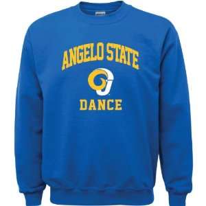 Angelo State Rams Royal Blue Youth Dance Arch Crewneck Sweatshirt