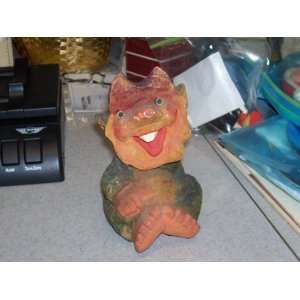    Hand Carved (Norway) Henning Baby Dragon Troll 