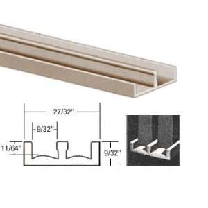  CRL Tan 6 Plastic Lower Track for 1/4 Material by CR 