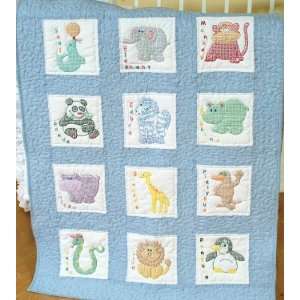  Zoo Animals Nursery Quilt Squares Arts, Crafts & Sewing