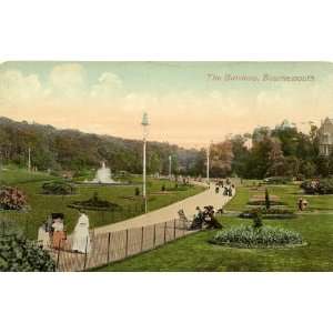   Vintage Postcard The Gardens Bournemouth England UK 
