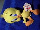 Yellow 1998 Looney Tunes Warner Brothers Tweety Bird Plush Toy 14 
