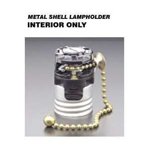  Interior Only Shell Lampholder Pull Cord Nylon