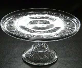 EAPG McKee Brothers Antique Glass Cake Stand Jubilee  