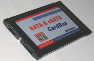 NEW Inside hide AKE PCMCIA to eSATA SATA PCCard Hub USB  