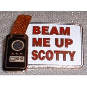  Star Trek Original Series Beam Me Up Scotty Enamel PIN 