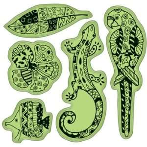  TROPIC ANM CLING STAMP 