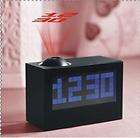 huge Screen LED Projection Alarm Clock black