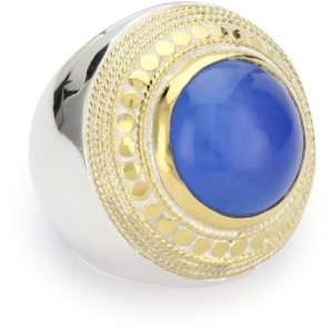Anna Beck Designs Gili Blue Chalcedony Cocktail Ring, Size 7