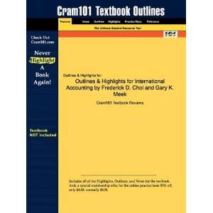  Studyguide for International Accounting by Frederick D 
