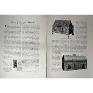    1909 ART JOURNAL CHEST CHURCH SUSSEX COFFER CASKET