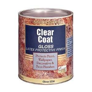   80 6294 QT Clear Coat Gloss Latex Protective Finish