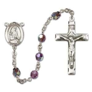  St. Emily de Vialar Amethyst Rosary Jewelry