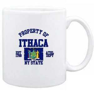   Property Of Ithaca / Athl Dept  New York Mug Usa City