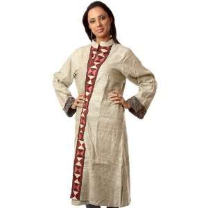  Gray Front Open Reversible Unisex Robe from Ranthambore 