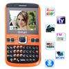   Band TV Qwerty Cell Phone F52 ATT TFT FM GSM 2 Mobile Orange  