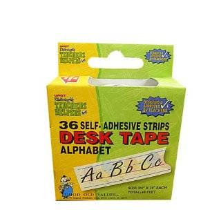 Self Adhesive Desk Tape   ALPHABET by Lovett International Inc.