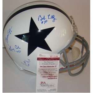 NEW Cowboys Doomsday 1 SIGNED F/S Helmet JSA  Sports 