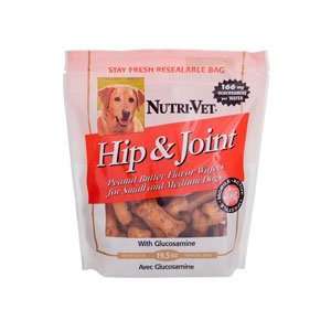  Nutri Vet Hip and Joint Peanut Butter Biscuits for Small 