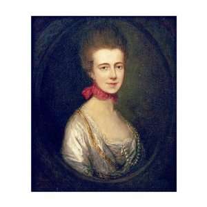  Portrait of Miss Boone by Thomas Gainsborough 22.25X26.00 