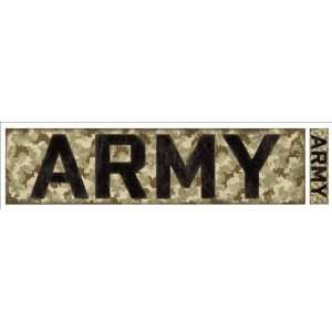   Stickers 2 1/2 Inch by 10Inch, Army Tag Arts, Crafts & Sewing