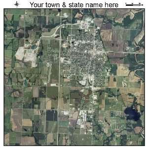    Aerial Photography Map of Chanute, Kansas 2010 KS 
