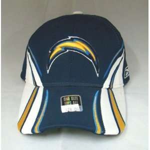 NFL Flex FITTED San Diego CHARGERS Authentic Reebok NFL Equipment Hat 
