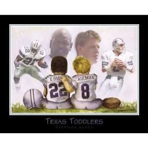   Texas Toddlers   Artist Kenneth Gatewood   Poster Size 10 X 8 inches