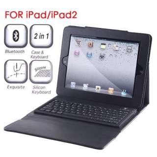In 1 Leather Case Bluetooth Keyboard For iPad iPad 2  