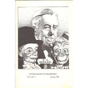  Ventriloquists Guild Journal W.S. Berger (Volume 1 