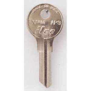  KABA ILCO 103AM AP3 Key Blank,Brass,Type AP3,5 Pin,PK 10 