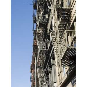 Fire Escapes on the Outside of Buildings in Spring Street, Soho 