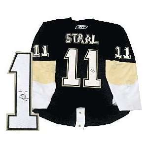 Jordan Staal Autographed / Signed Pittsburgh Penguins Black Authentic 