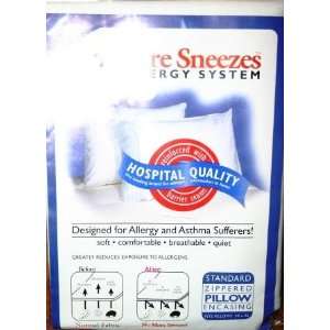 No More Sneezes Anti Allergy System Standard Zippered Pillow Protector
