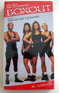 NEW sealed Boxout VHS HI FI Sugar Ray Leonard Jill Goodacre 