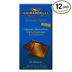 Ghirardelli Gourmet Milk 32% Creamy Devotion Bar, 3.5 Ounce (Pack of 