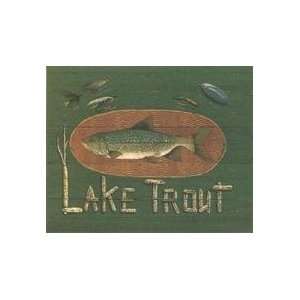 Lake Trout Beveled Wall Art 