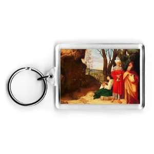  The Three Philosophers by Giorgione   Acrylic Keyring 