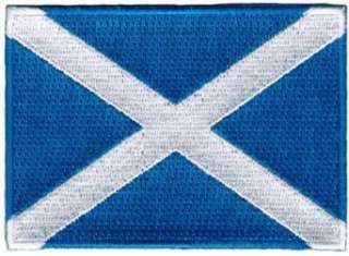  Scotland Flag Embroidered Patch Scottish Iron On National 