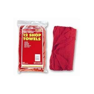  Nation/Ruskin Inc 42 ST12 Shop Towels Red 100% Cotton 13 