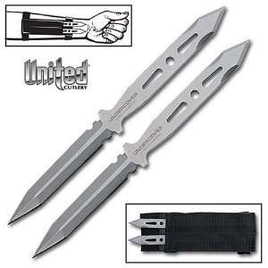 Undercover Spike Double Throwing Knife Set with Wrist 
