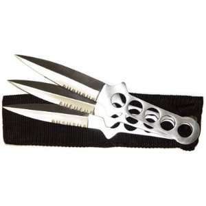  3 Piece Throwing Knife Set with Sheath   9 Sports 