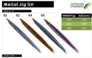 Powerjig metal jig SH 100g_05(3 1/2oz)SALTWATER lure  