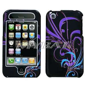 com APPLE iPhone 3G iPhone 3G S Floral Pattern Phone Protector Cover 