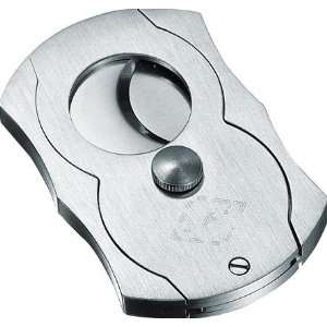  New   Rex Gunmetal Stainless Steel Cigar Cutter   VCUT63 