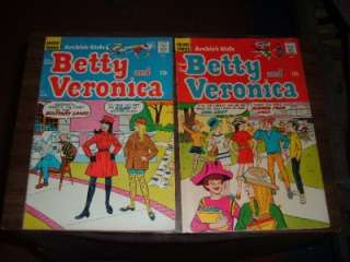 Archies Girls Betty and Veronica 39 167   13 issue lot  