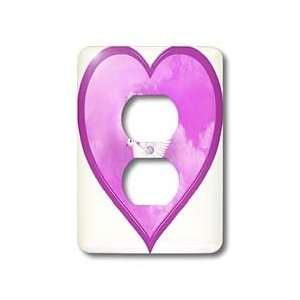 Dream Essence Designs Valentines Day   Love Dove in a pink heart, pink 