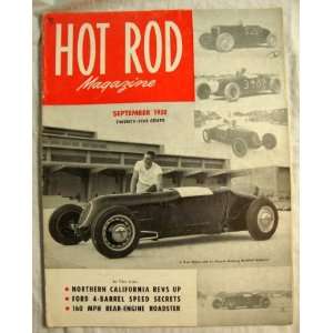 Hot Rod Magazine September 1950 Don Waite Modified Roadster Motor 